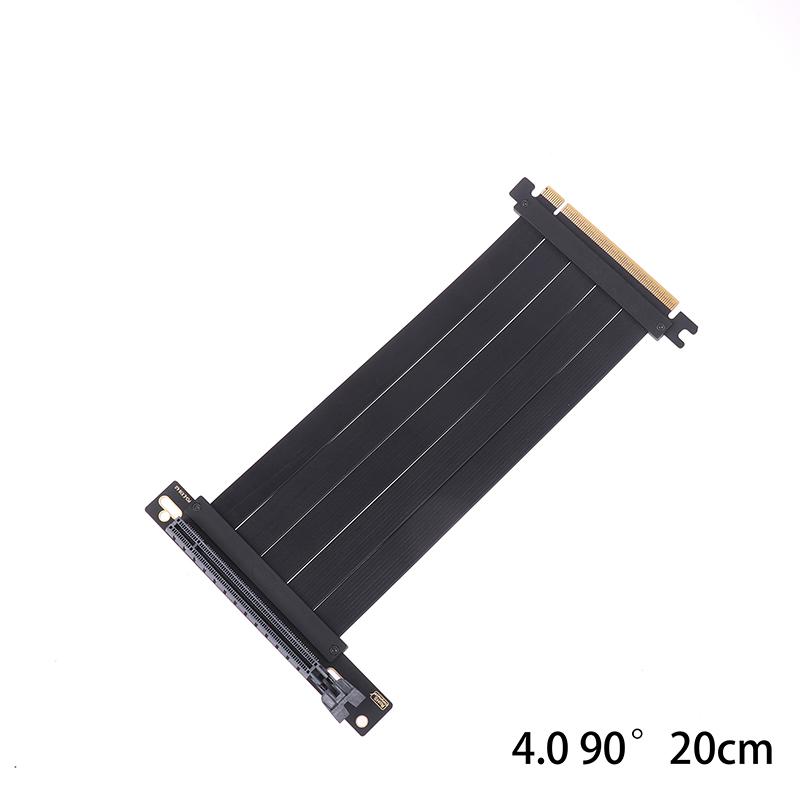 Full Speed PCIE 3.0 4.0 16x Riser Cable Graphics Card Extension Cable PCIE Express GPU Expansion Card Riser Shielded Extender