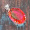 Bi-Color Tourmaline Gemstone 925 Sterling Silver Handmade Jewelry Pendant For Christmas Gift