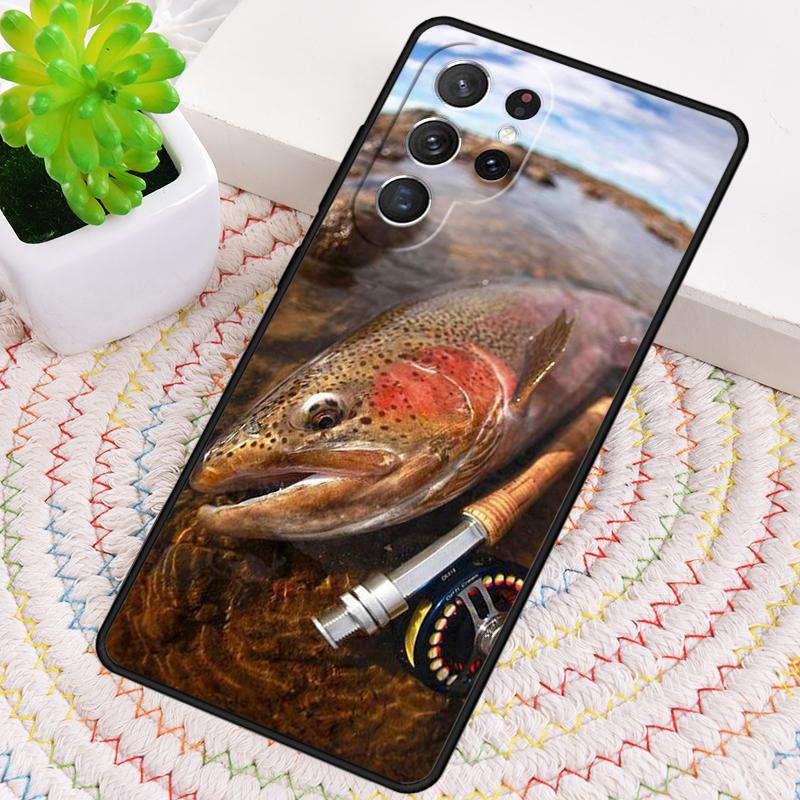 Japanese Koi Fish Art Silicone Phone Case For Samsung Galaxy Note 10 Pro S26 S25 S24 S23 S22 S21 Plus S25Ultra Capa Cover