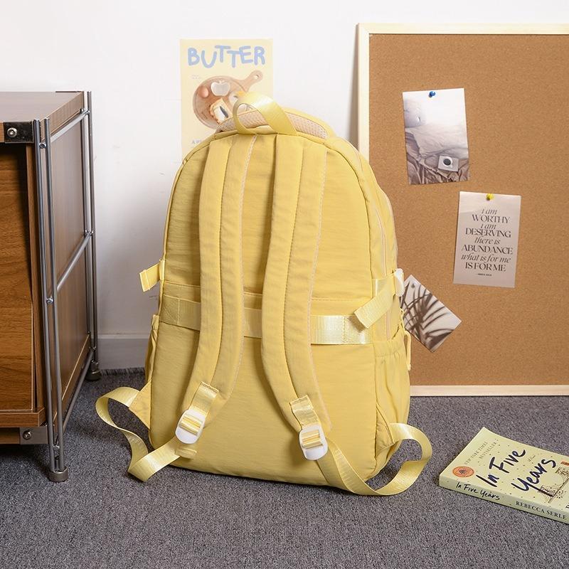 The New Schoolbag Is High-value, Fresh and Sweet, Candy-colored Backpack, Lightweight and Large-capacity Backpack for Junior High School Students.