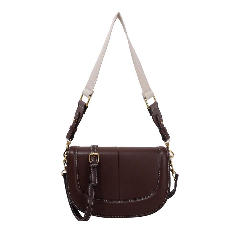 Saddle Bag, Simple and Fashionable, for Daily Commuting, Casual Single-shoulder Crossbody Bag