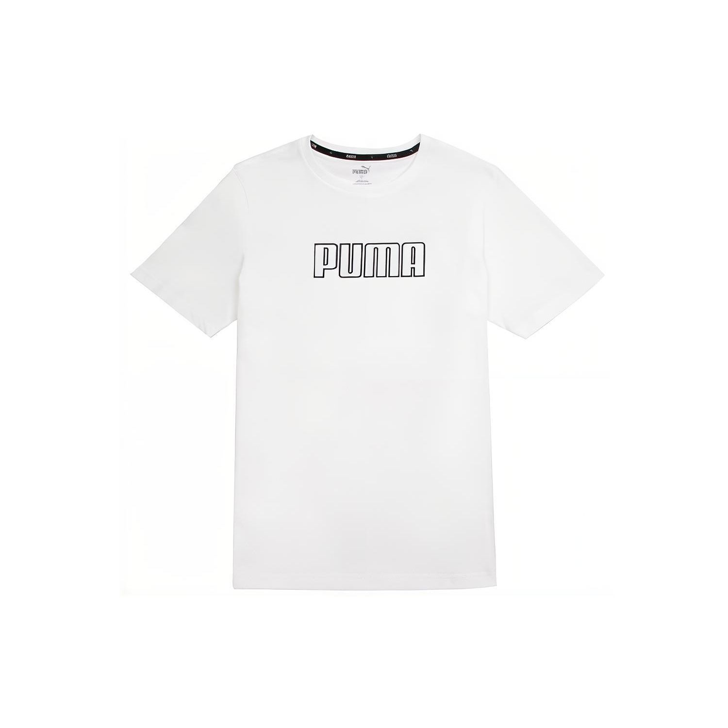 

Puma Круглый вырез пуловер короткий рукав футболка мужские топы белый 671602-02 XXL