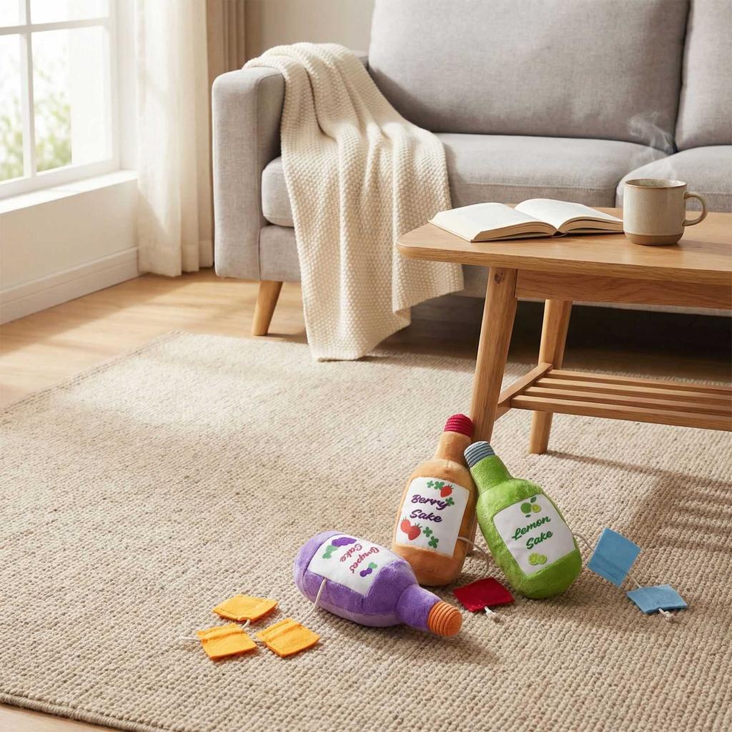 Peluş Ses Çıkaran Oyuncak Yiyecek Kokulu Etkileşimli Evcil Hayvan Oyuncağı