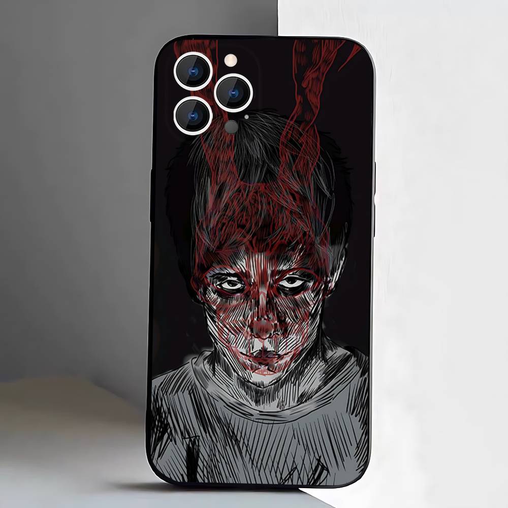 D-Donnie Darko Phone Case For iPhone 17,16,15,14,13,12,11,Pro,XS,Max,XR,Plus,E,SE4,Mini Black Soft Cover