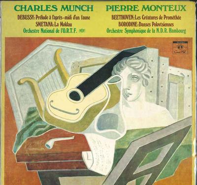 LP Record CHARLES MUNCH, FRENCH NATIONAL RADI - Tributeo To Charles Munch Pierre Mo M2761 CONCERT HALL Japan Classical Used