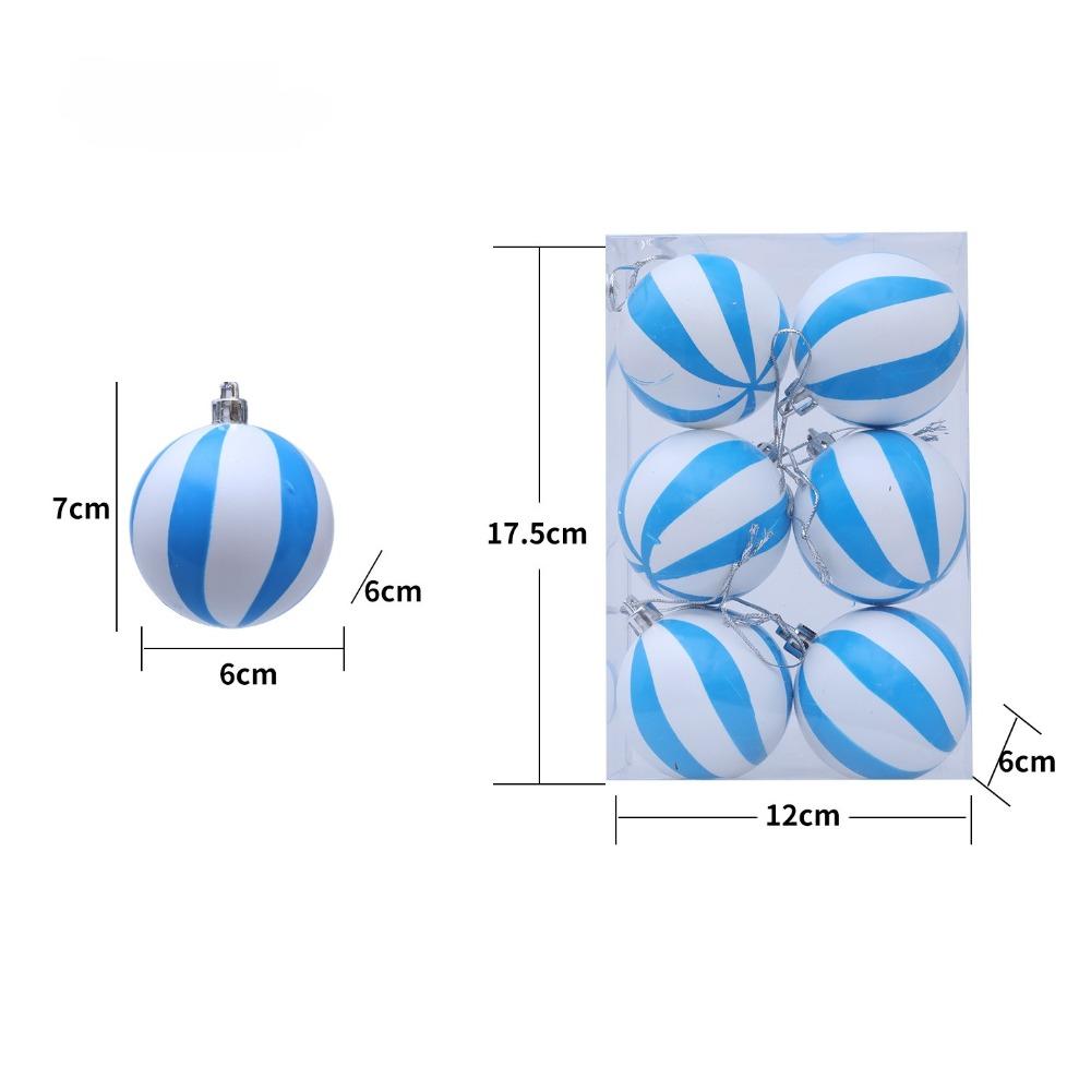 Weihnachtsdekoration, bemalte gestreifte Kugel, Weihnachten, Hochzeit, Bar, Innendekoration, Dekoration, Christbaumschmuck