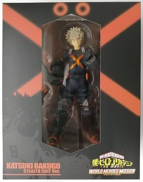 My Hero Academia THE MOVIE World Heroes Mission Scale Figure Bakugo Katsuki Stealth Suit Completed Figure animation STORE 1/8 Ver. (TOHO exclusive)
