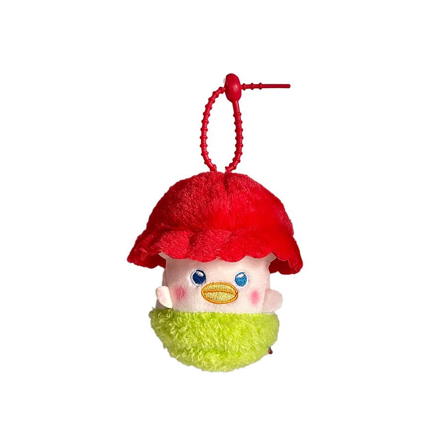 Cartoon Mushroom Duck Doll Pendant Bag Doll Hanging Ornaments Grab Machine Doll Stall Doll Doll