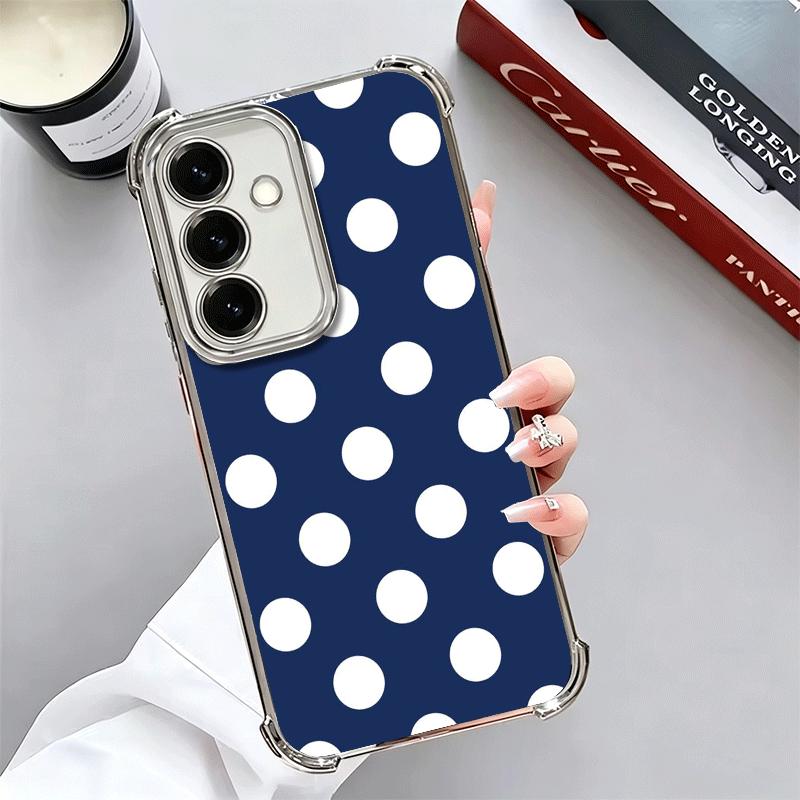 

Polka Dots Art Fashion Desgin Soft Phone Case For Samsung A17 A27 A07 A37 A57 A16 A56 A15 A55 A14 A54 A13 A53 A26 A36 A25 A35 A2 Samsung A05S