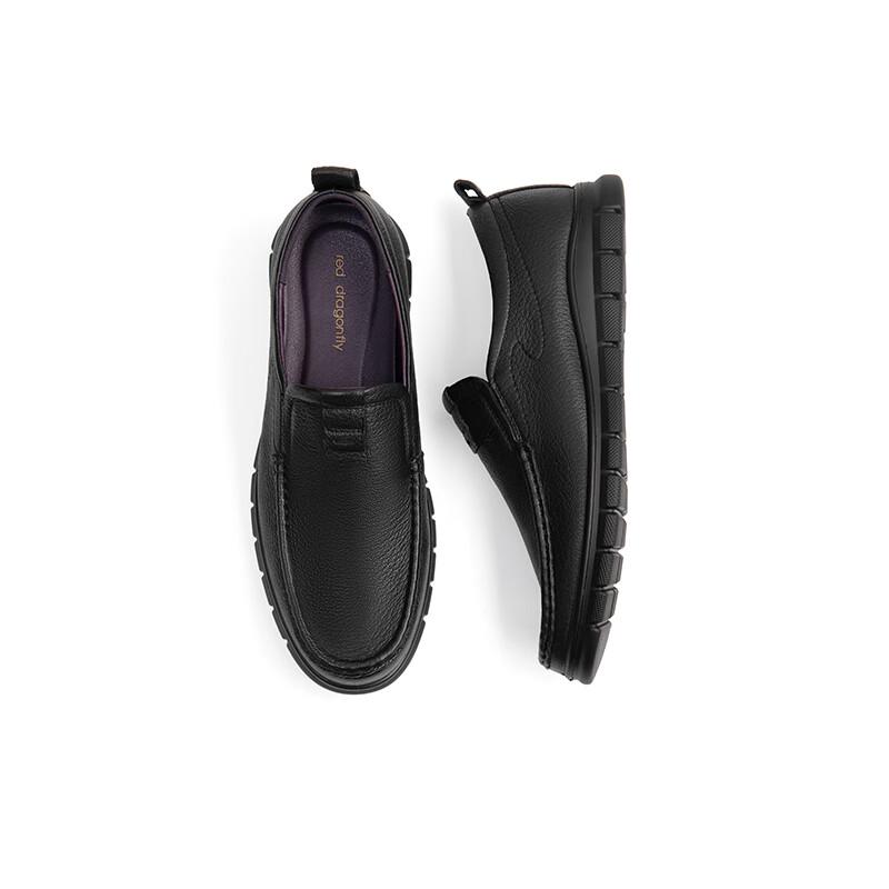 Red Dragonfly Men s Genuine Leather Slip-On Casual Driving Shoes EU 41