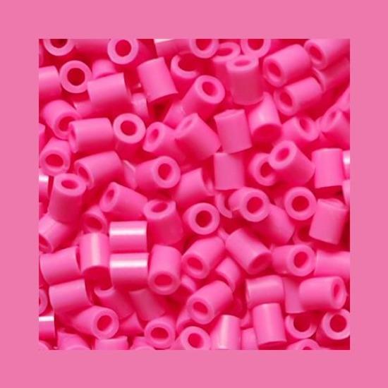 Rosa Farbe 5mm Perlen 1000 Stück Pixel Art Hama Perlen für Kinder Bügelperlen DIY Puzzles Geschenk Kinderspielzeug