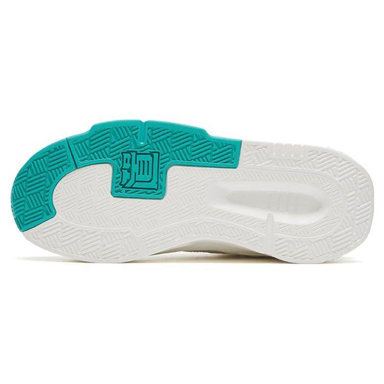 Anta Badass 4 Non-Slip Shock Absorbing Durable Mid-Top Sneakers Women sneakers White 122318080-4