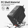PD65W Universal Charger - CE, ROHS, FCC Certified, With Type-C QC3.0, Supports Australian, British, European, and American Standards, A+C Port.