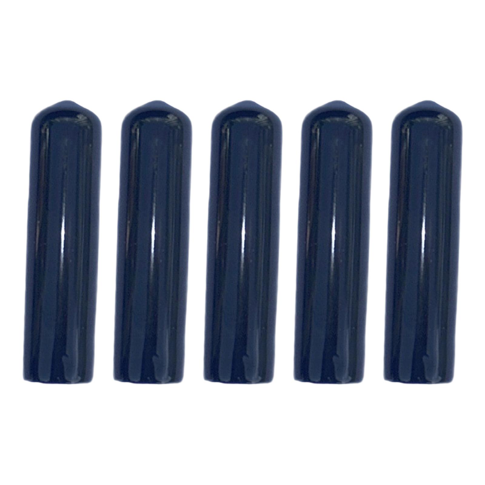 

5Pcs Pool Cue Tip Cover Replacement Snooker Tip Cover Portable Cue Head Protector Light weight Protective Caps 10mm