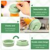 6 Pcs Silicone Mason Jar Lid Leak-proof Silicone Replacement Lid with Straw Hole and Stopper Plug Dual Sided Design Drinking Lid