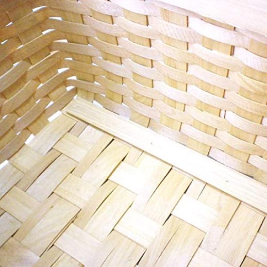 DEAN DELUCA Small Basket with Small Perfect for Lunch Sports and the Includes Shopping Bag & Lid, Natural, Beige, Mini, Storage, Picnics, Boxes, Days,