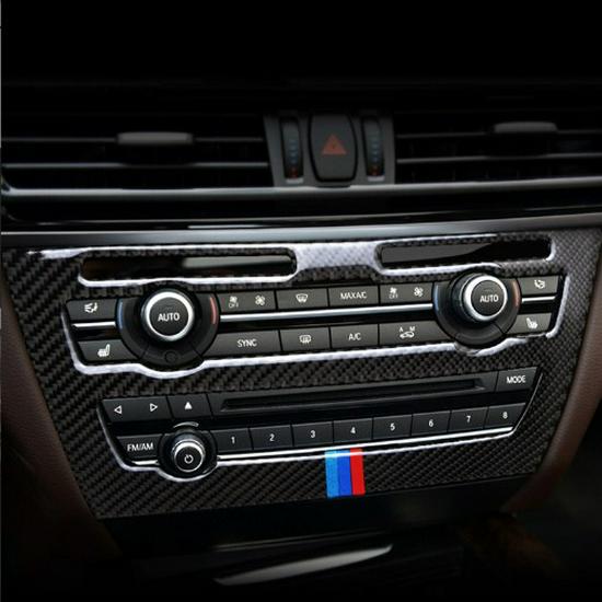 BMW X5/X6 F15/F16 Carbon Fiber Interior & Exterior Modification Center Console Gear & Vent Decoration Sticker