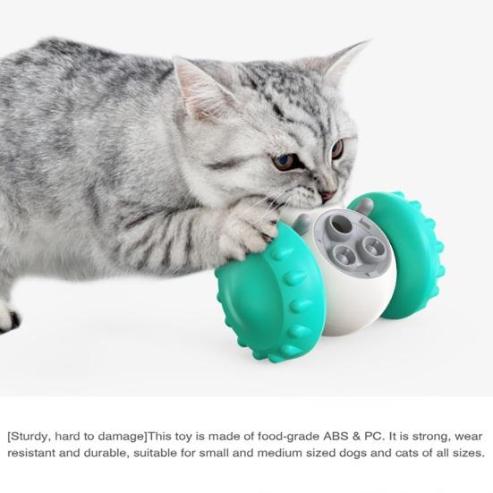 Interactive Pet Toy Treat Dispenser Toy Large Capacity Astronaut Shape Self-Balancing Food Dispenser Cat Dog Enrichment Toy