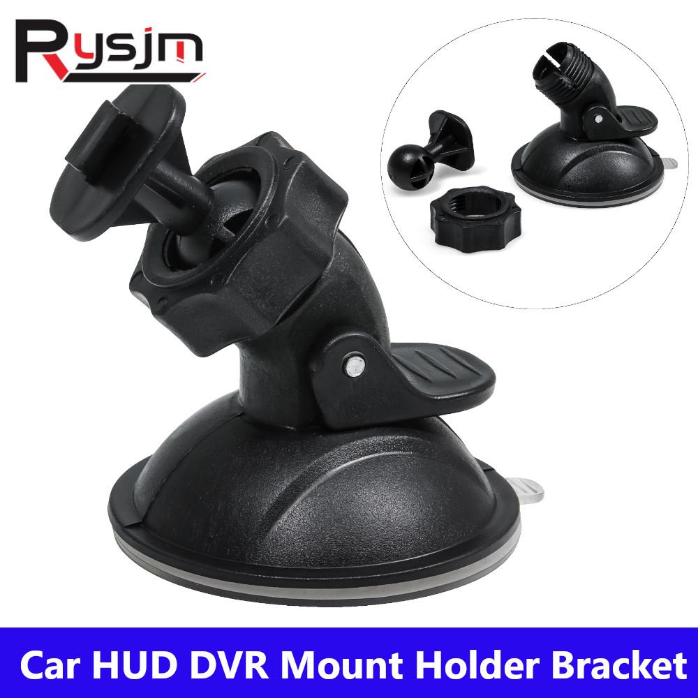 Auto Accessories Black Car HUD OBD2 Holder DVR Camera Stand Bracket Dashboard Windshield Suction Cup for Truck Caravan RV 1/2PC