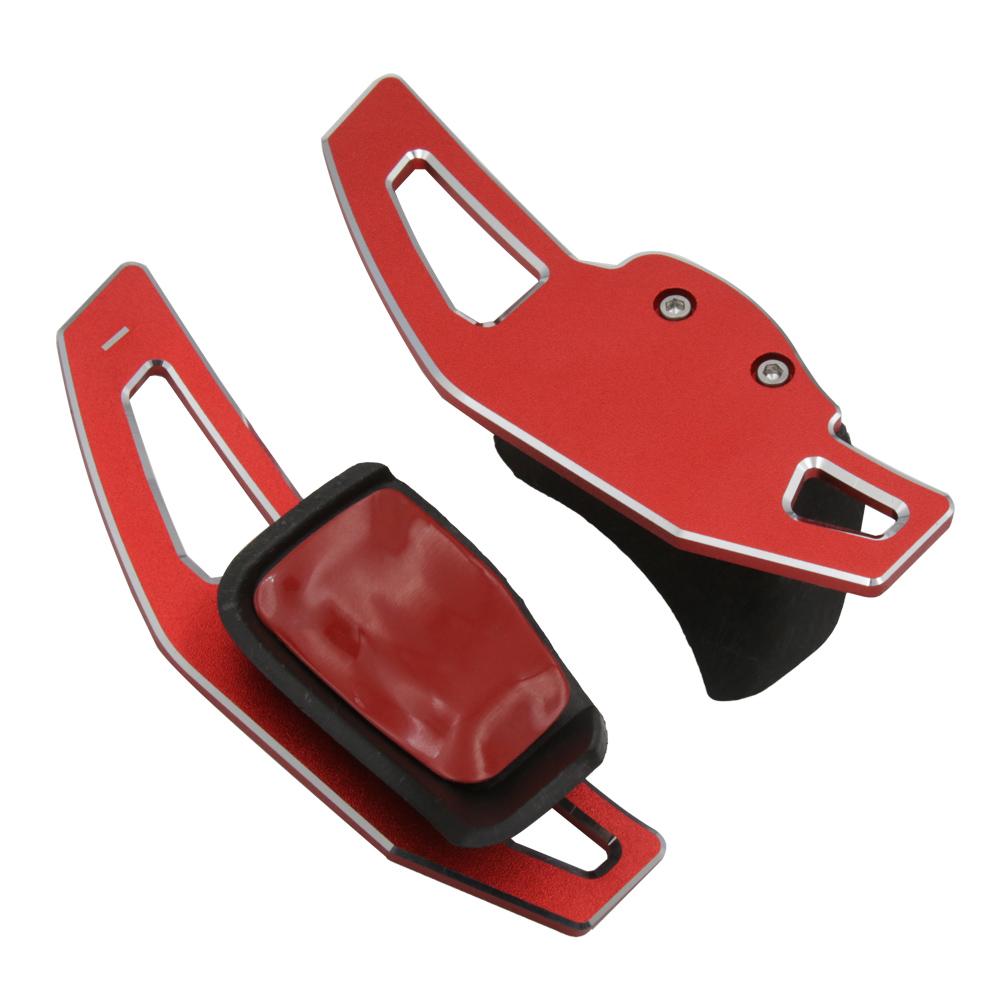 Car Steering Wheel DSG Shift Paddle Extension Shifters Sticker For Volkswagen Tiguan Golf6 MK6 Jetta GTI R20 R36 CC Scirocco EOS