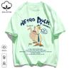 Classic Color Scheme T-Shirts For Unisex Retro Oversized Short Sleeves Fashion Couple Clothes Unisex Simple Basics Clothing