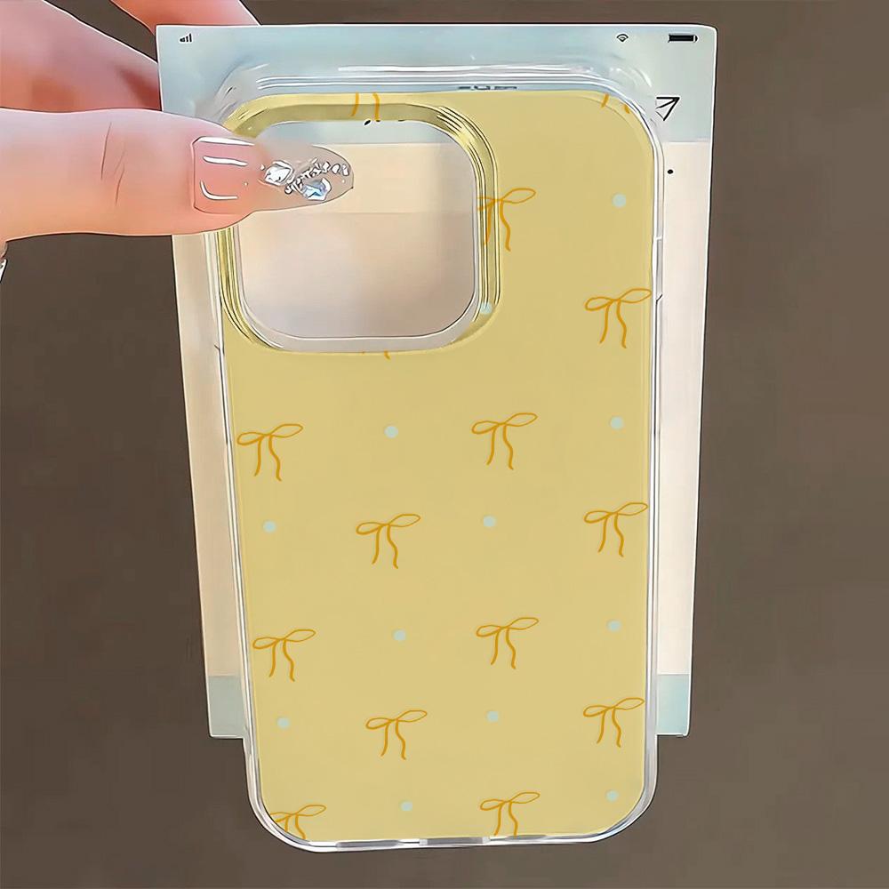 Painted Phone Case for iPhone 12 13 15 16 iPhone 16 12 13 14 15 Pro 14 15 16 Pro Max Coverage Shockproof Anti-Fingerprint Fresh Style Protective Case