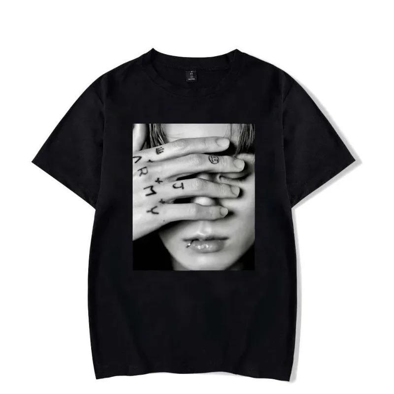 Fashion Women s T-Shirt Camiseta Vintage con gráfico de Jungkook Tops d S