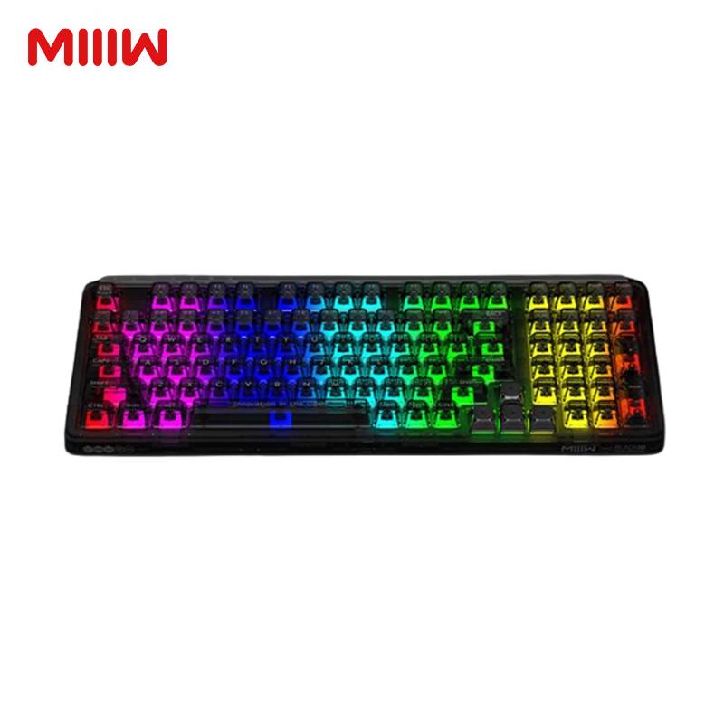 

MIIIWBlackIO 98-Key Tri-Mode Hot-Swappable Gasket Mechanical Keyboard