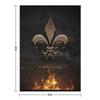 Fleur De Lis My Faith Is My Shield Throw Blanket Weighted Warm Designers Blankets For Bed Blankets