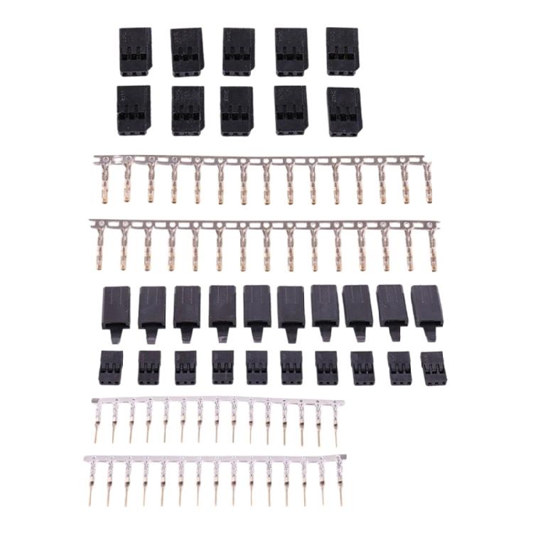 10 Pair Servo Disconnection Clip For Safety Connector Receiver Plug Signal Transmission Lock and Pin Set Pin For Futaba