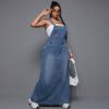 Große Damengrößen Neue Denim Cool Spicy Trägerrock