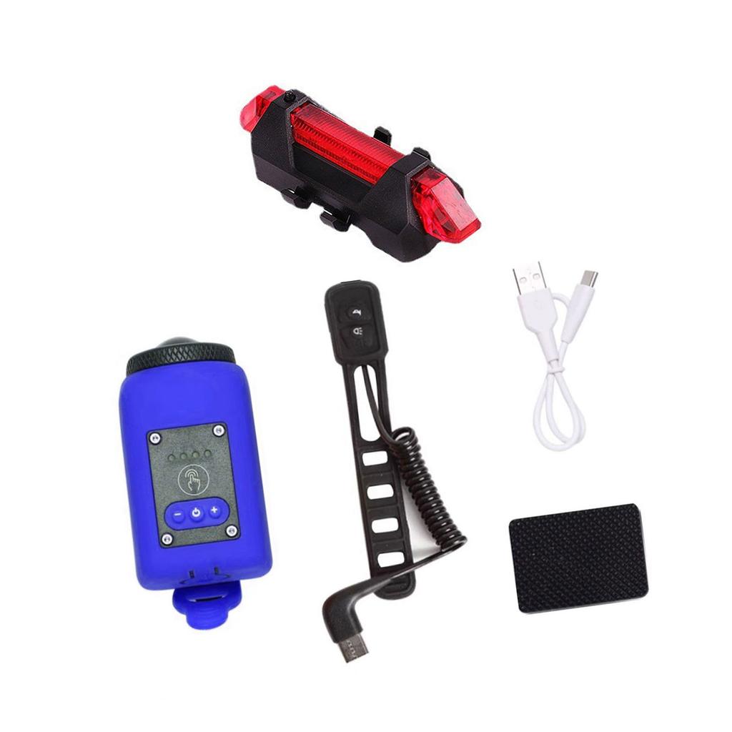 Electric Bike Horn Bike Light Waterproofs Bicycles Front Light 110dB Bicycles Electric Horn Front Headlight Enduring