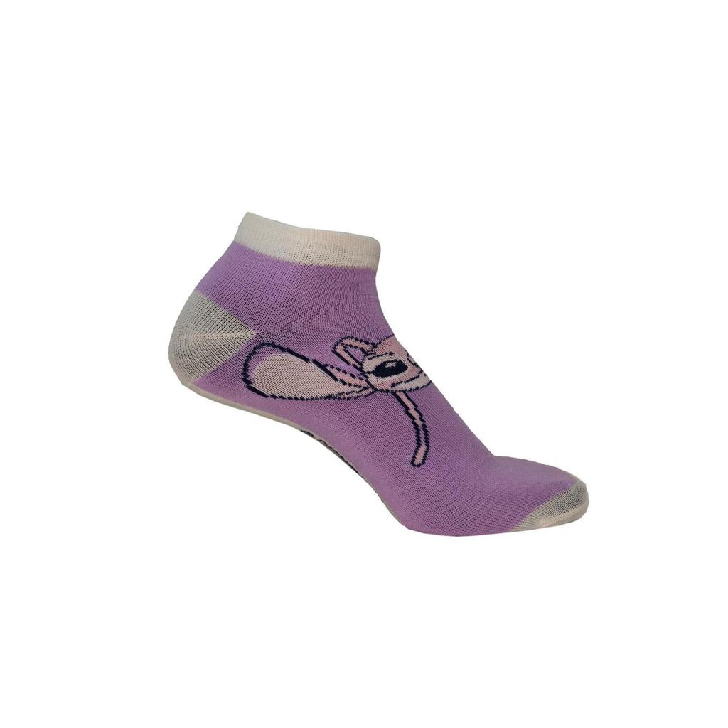 Lilo & Stitch Womens/Ladies Polyester Trainer Socks (Pack of 5)