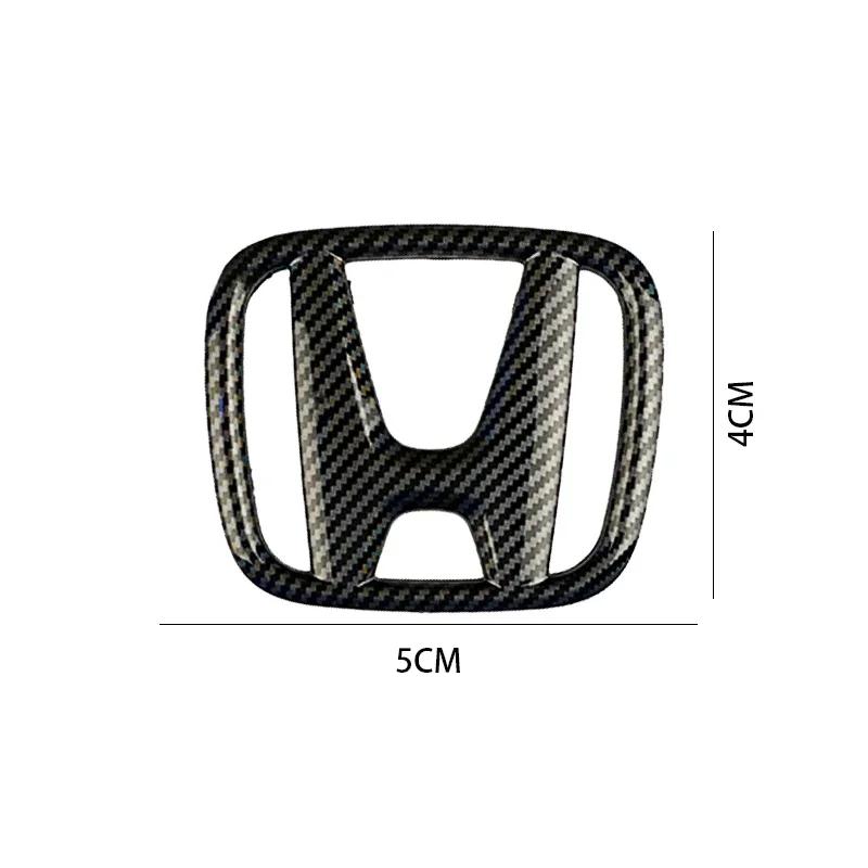 CKBSX1 For HONDA CIVIC HR-V XR-V UR-V FREED STEPWGN 3D ABS Car Steering Wheel Badge Emblem steer wheel sticker Decal Car Styling
