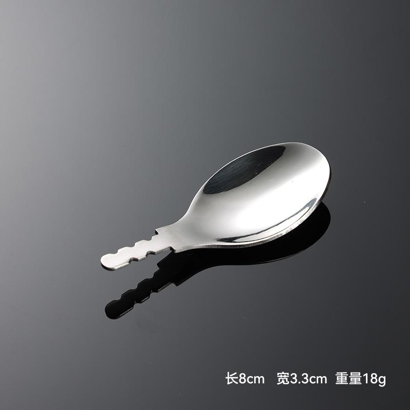 316 stainless steel spoon head children's tableware infants and toddlers eat rice spoon head baby 304 spoon head fork head work in progress