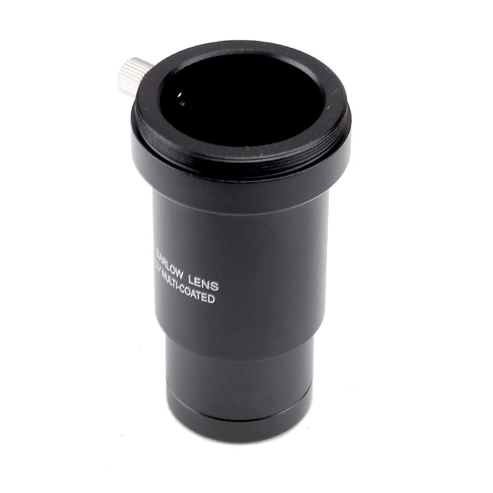 ANQILAFU 1.25-inch 5x Barlow Lens - for Telescope Eyepieces - Actual Magnification: 2x