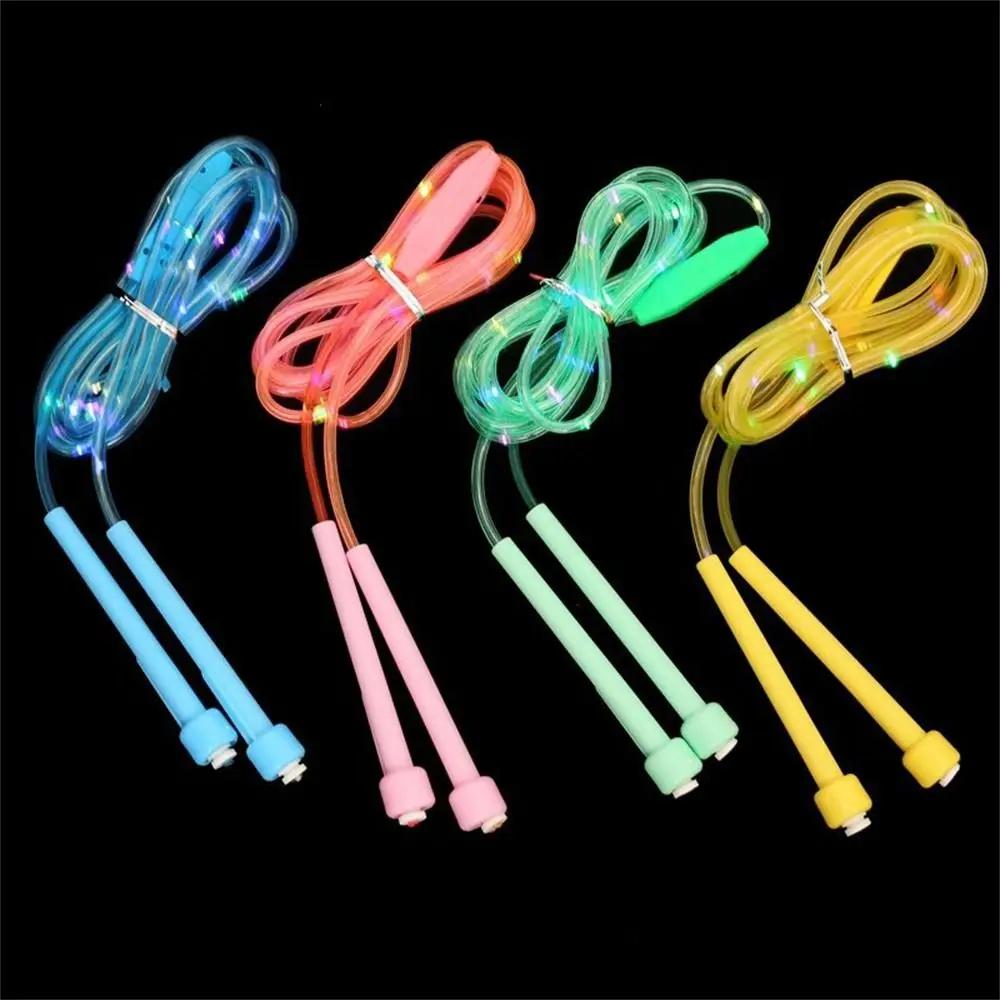 Luminous LED Jump Ropes Fun Fitness Coordination Glowing Skipping Rope Counting Enhance Flexibility Light Up Jump Ropes