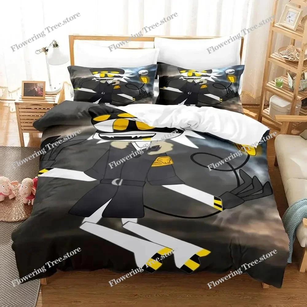 Anime Murder Drones Bedding Set Boys Girls Twin Queen Size Duvet Cover Pillowcase Bed Kids Adult Fashion Home Textileextile