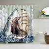 Animals Birds Owl Butterfly Flamingo Shower Curtains Bathroom Curtain Frabic Waterproof Polyester Bathroom Curtain with Hooks