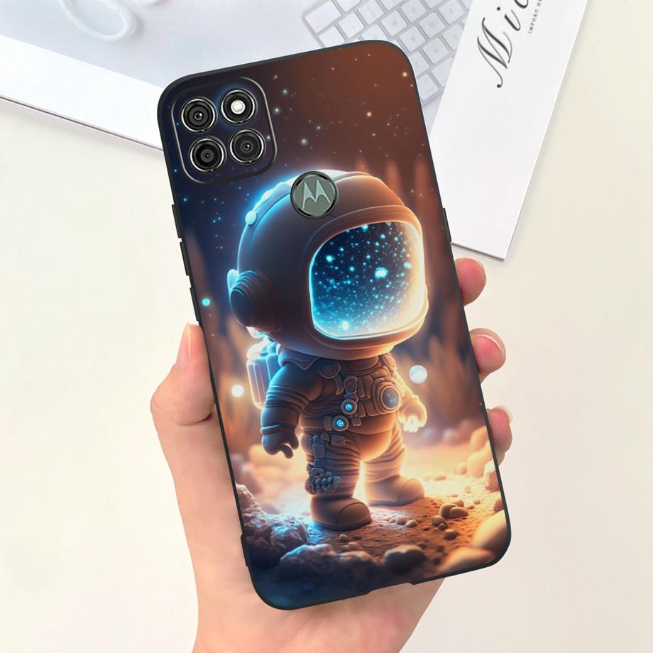 For Motorola Moto G9 Power G9 Play G9 Plus Case Black Liquid Silicone Bumper Soft TPU Marble Space Man Dragon Capa Coque Fundas