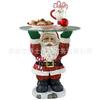 New Christmas Santa Claus Tray Snowman Snack Stand Exquisitely Crafted Snowman Model Holiday Decoration