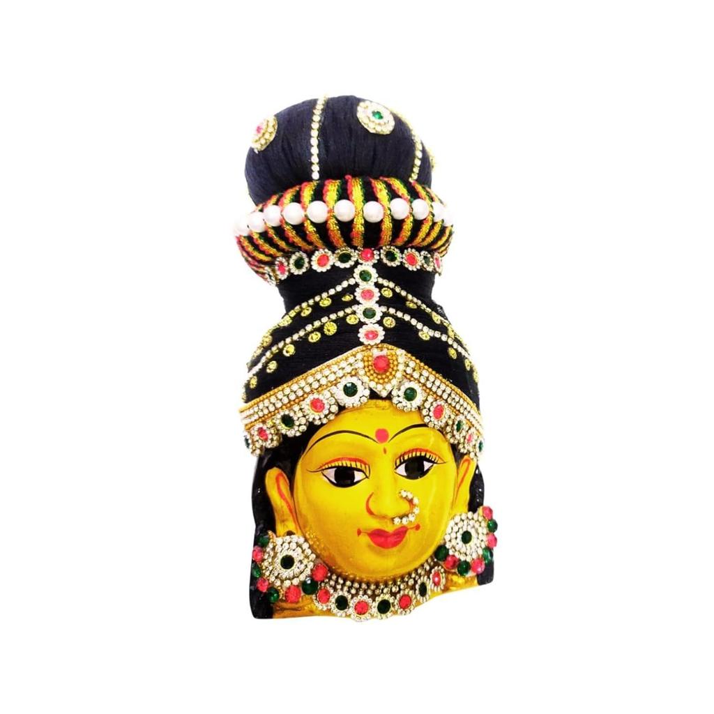 Ammavari Face - Decorative Ammavari Face with Hair