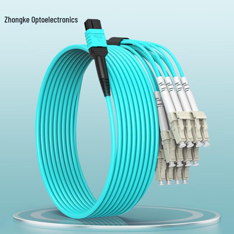 

Zhongke Opto MPO-LC OM4 Multimode Fiber Patch Cable 2m