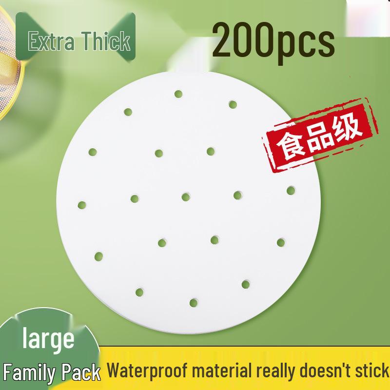 

Пищевые антипригарные одноразовые коврики для пароварки для булочек и мантоу 100 Sheets 9cm