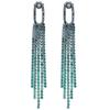 Premium Luxury Diamond Long Fringed Earrings
