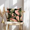 Leaves Cushion Cover Pillowcase Ultra Soft Skin Friendly Fabric Cloud Like Comfort & Concealed Zipper