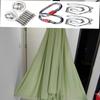Aerial Yoga Hammock Set With Stretchy Fabric Home Gym Studio Practice Indoor Fitness Suspension Trainer