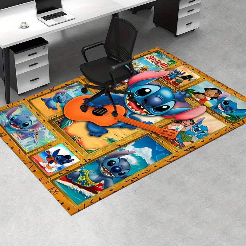 3D Printed Stitch,Lilo & Stitch,Disney Anti-Slip Rug - Machine Washable Office Rug for Living Room, Bedroom, Office