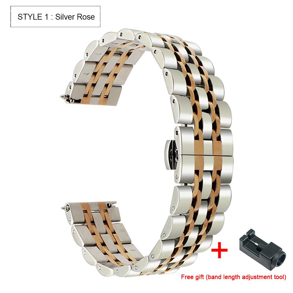 Metal Stainless Steel Classic Wrist Strap for HUAWEI WATCH GT 2 46mm 42mm Band Bracelet Watchband for HONOR Magic WristBand