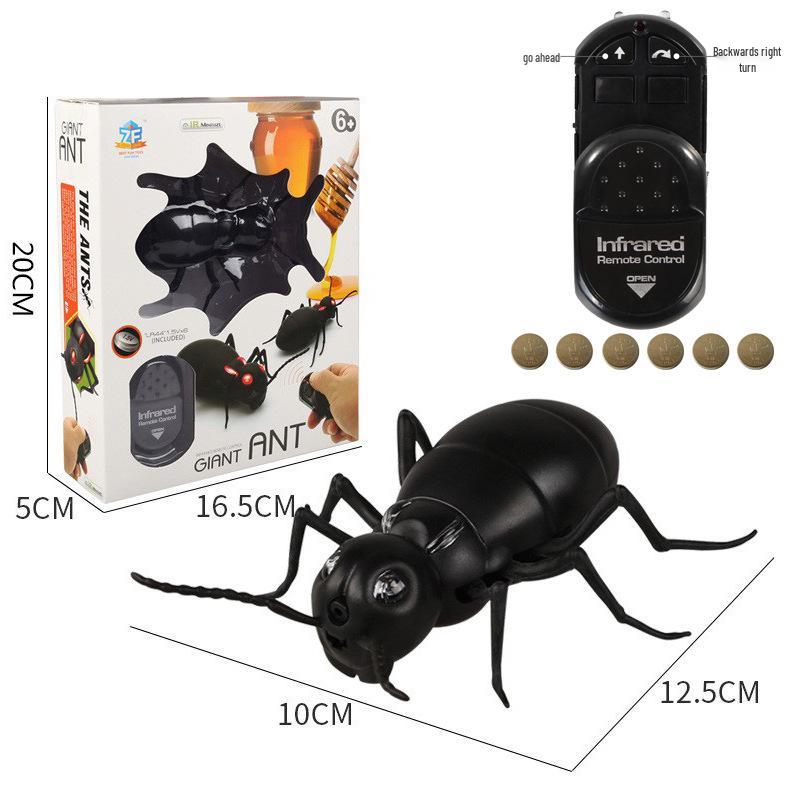 Bionic Remote-Controlled Animal Toy: Cockroach, Centipede, Frog, Crab, Prank Spider, Boa Constrictor, Mouse.